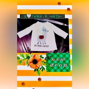 first impressions 3 thru 6 months 3-6mo nwt bnib bnwt brand new unworn tshirt xo